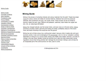 Tablet Screenshot of miningguide.net